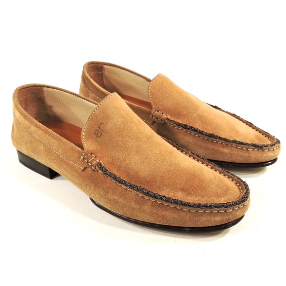 SERGIO ROSSI??MEN\'S SUEDE COMFORT LOAFERS main image 6